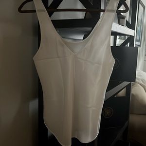 VINTAGE FARR WEST REVERSIBLE WHITE CAMISOLE TANK TOP